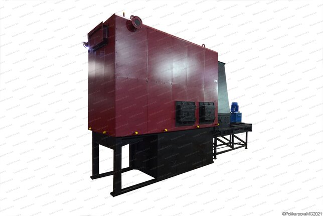 Котел 0.6 МВт на щепе и опилках автоматический