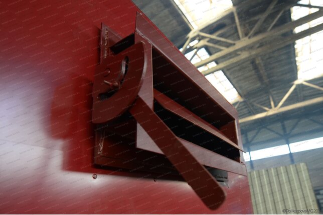 Шибер газохода к твердотопливному котлу 1450 кВт